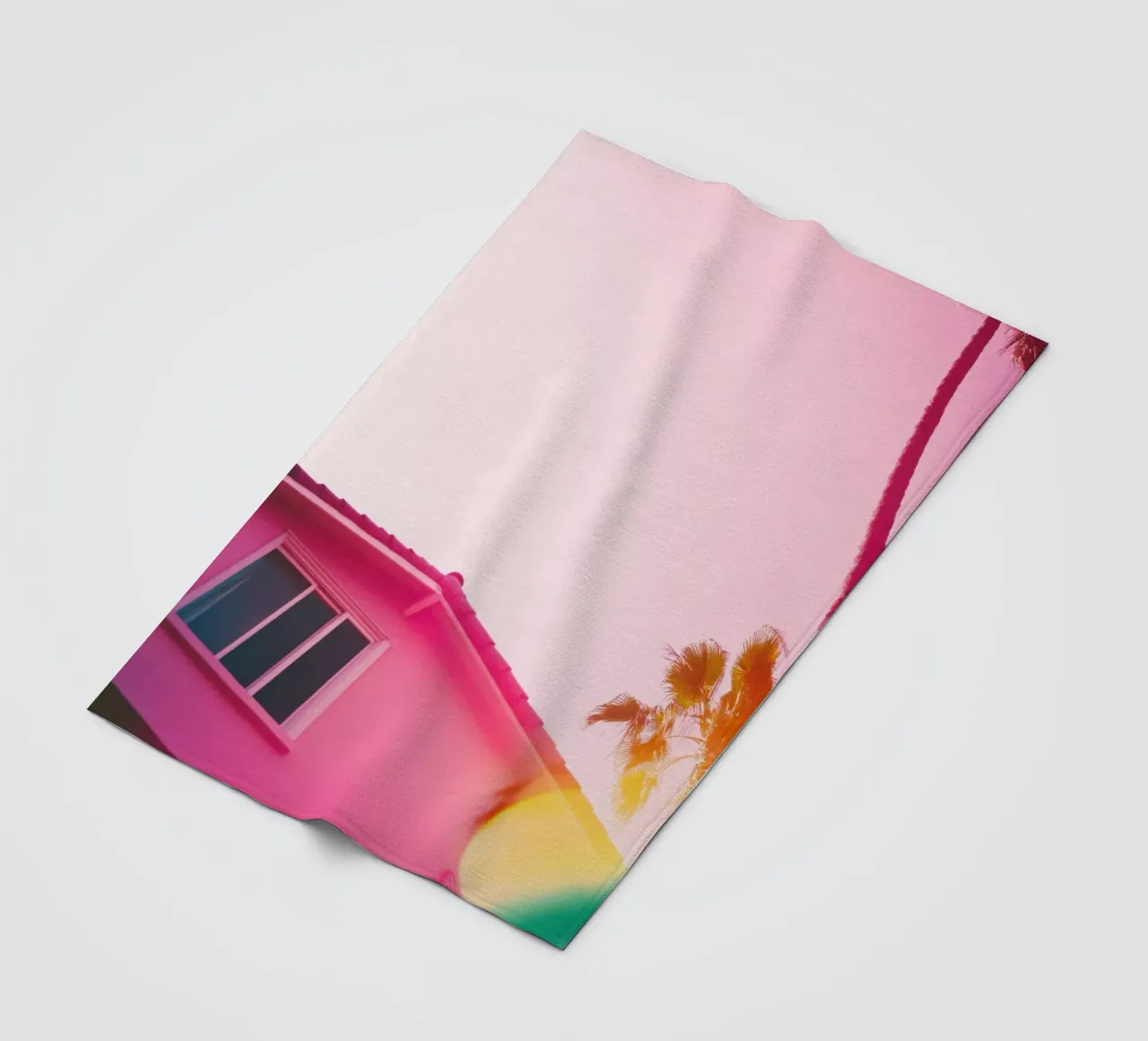 32 fleecedeken van Pink California | Affiches & Posters