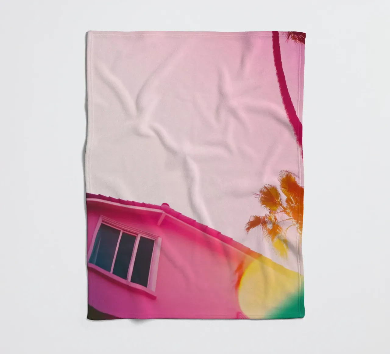 32 fleecedeken van Pink California | Affiches & Posters