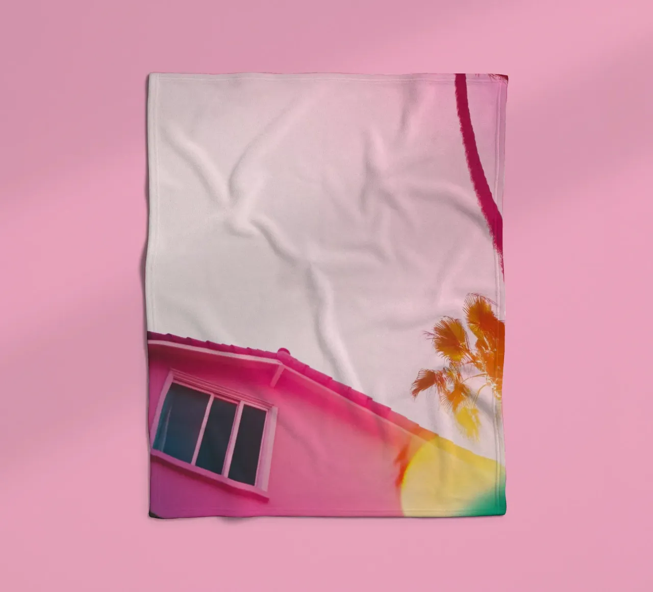 32 fleecedeken van Pink California | Affiches & Posters
