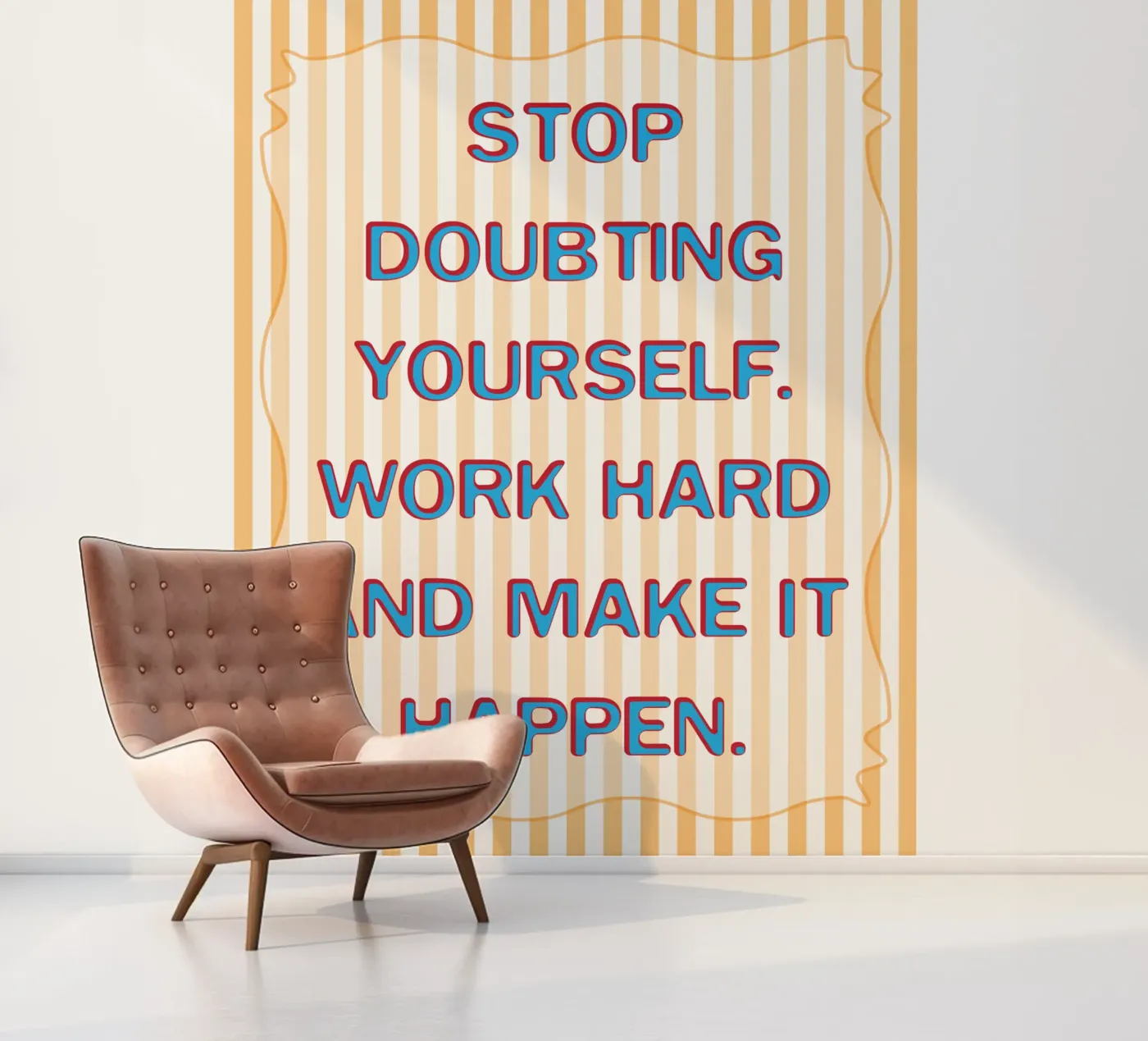 make it happen fotobehang van kroocoot