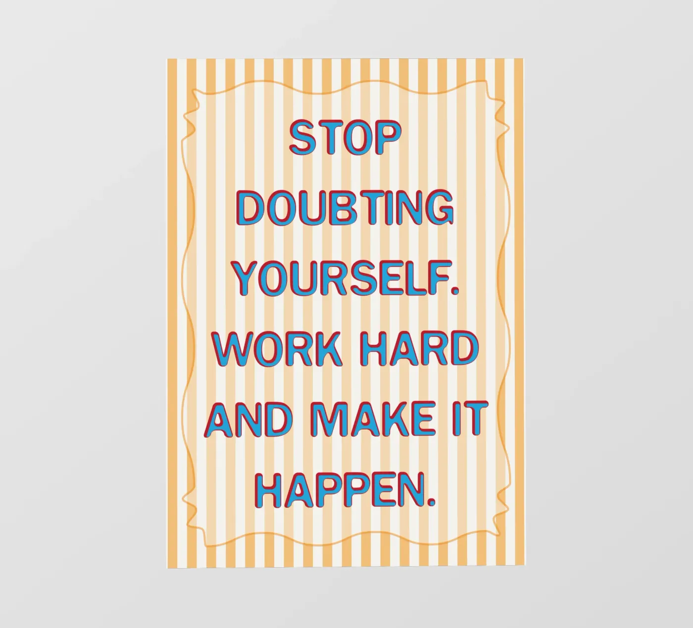 make it happen fotobehang van kroocoot