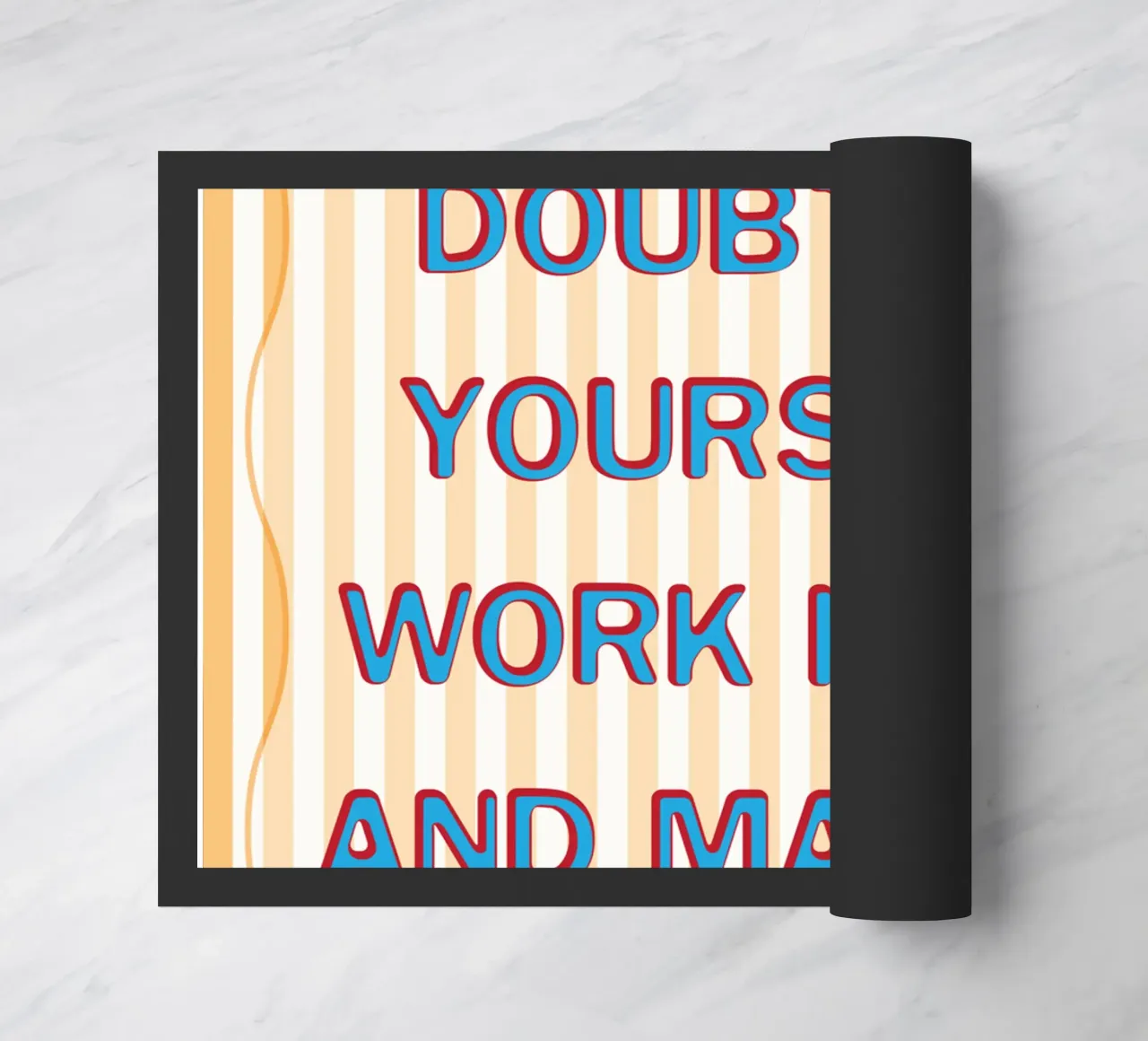 laat het gebeuren deurmat van kroocoot