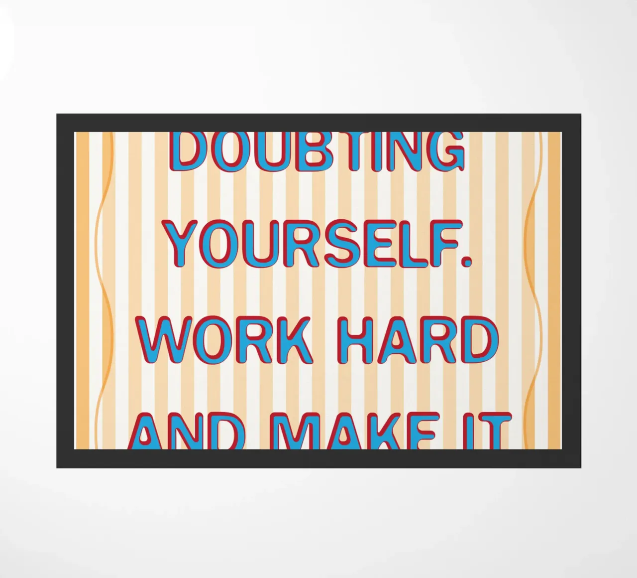 make it happen doormat by kroocoot