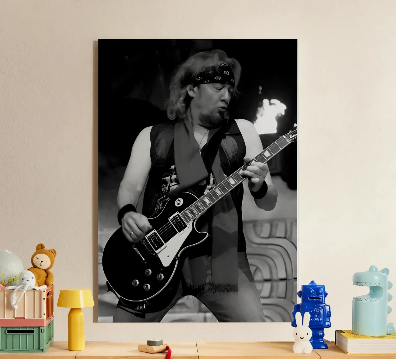 iron Maiden plexiglass da Music Vibes