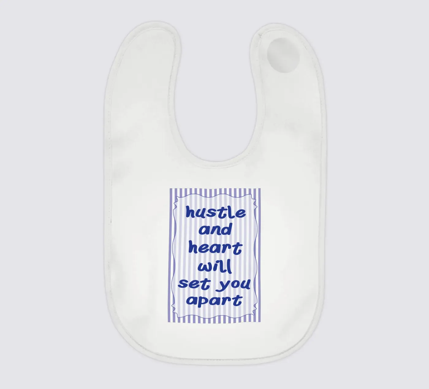 cuore e fatica bavaglino da kroocoot