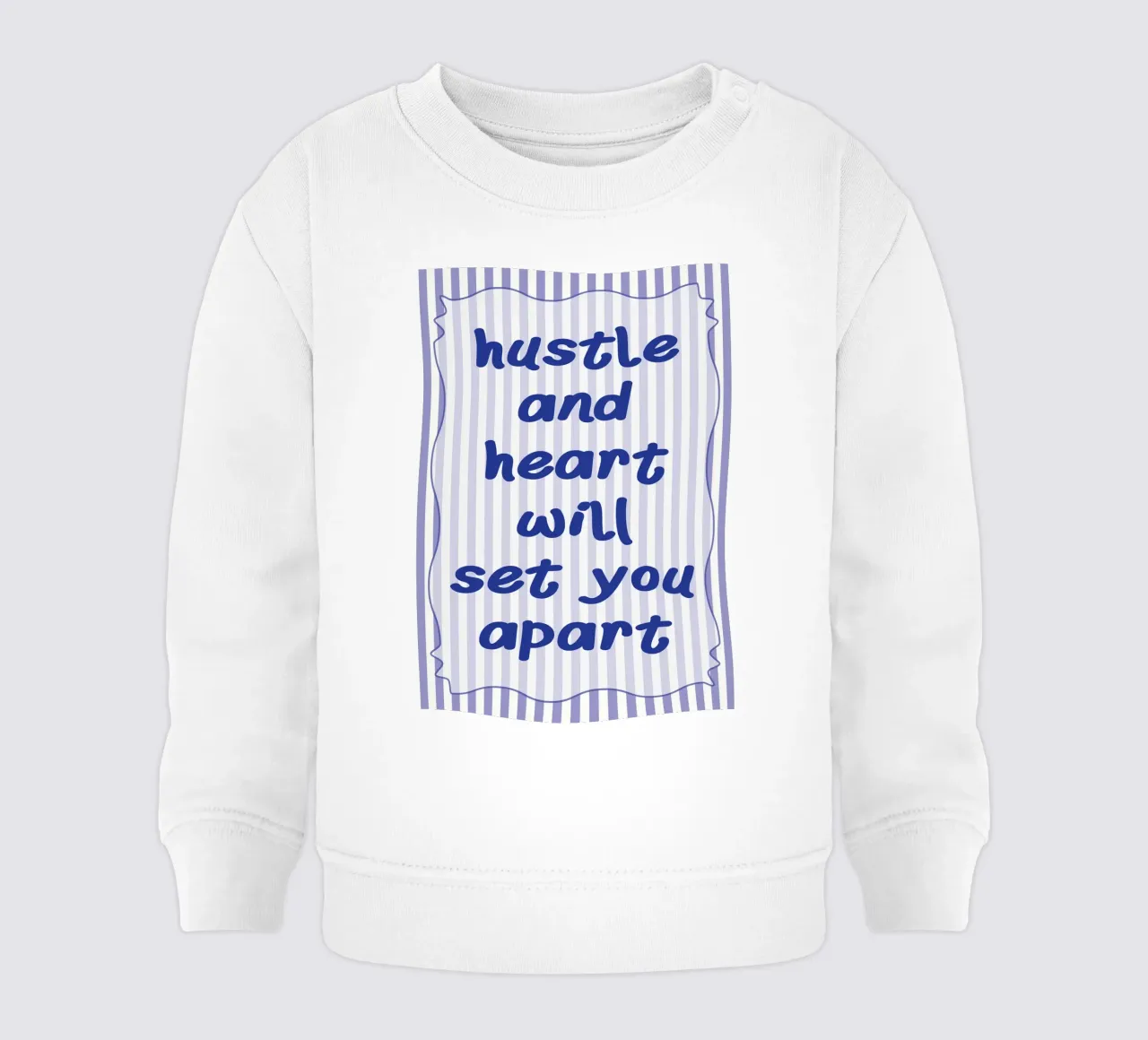 cuore e fatica felpa neonato da kroocoot