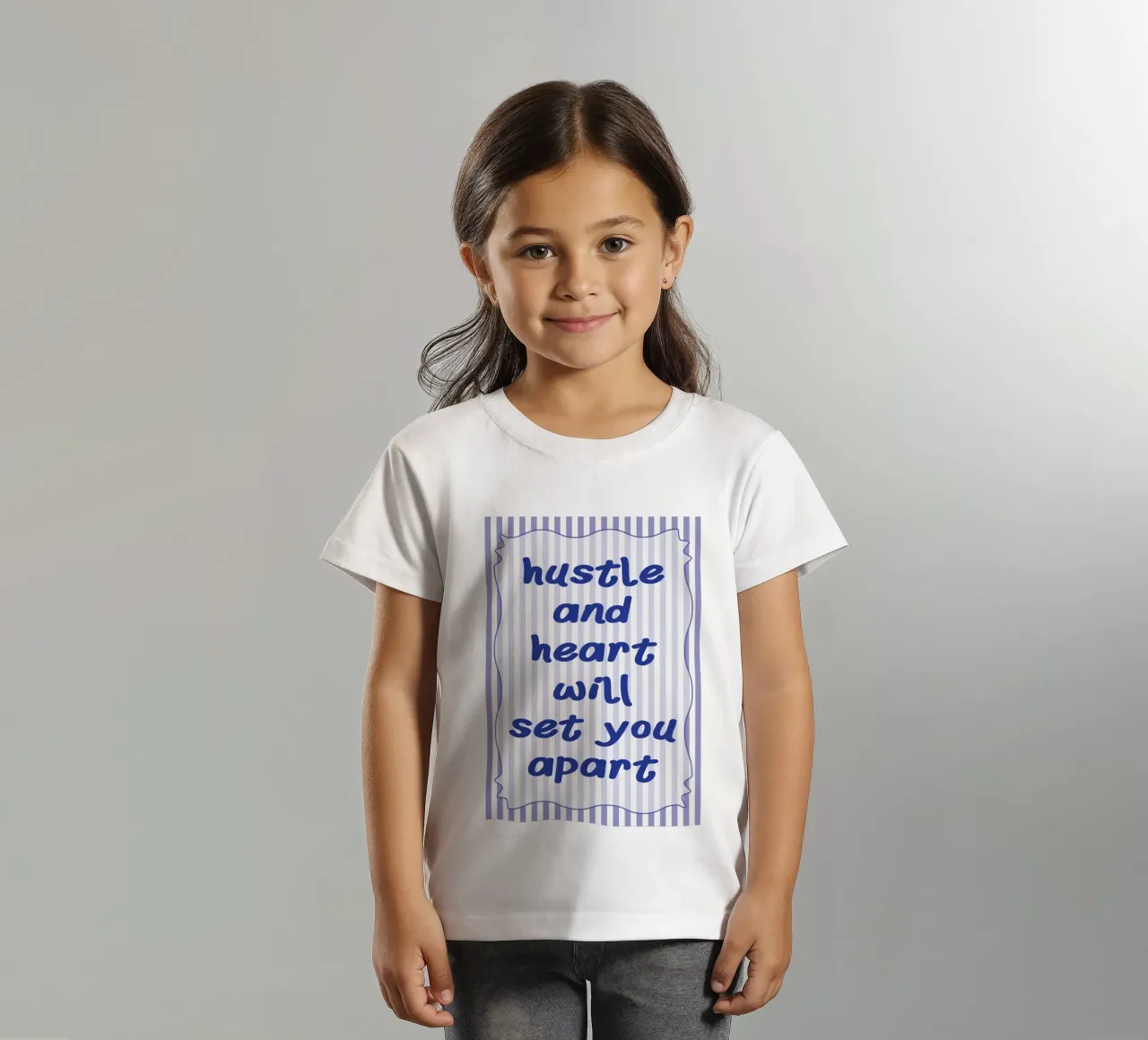 cuore e fatica t-shirt bambini da kroocoot