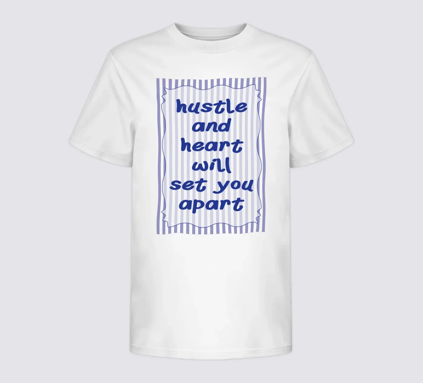 hustle and heart t-shirt bambini da kroocoot