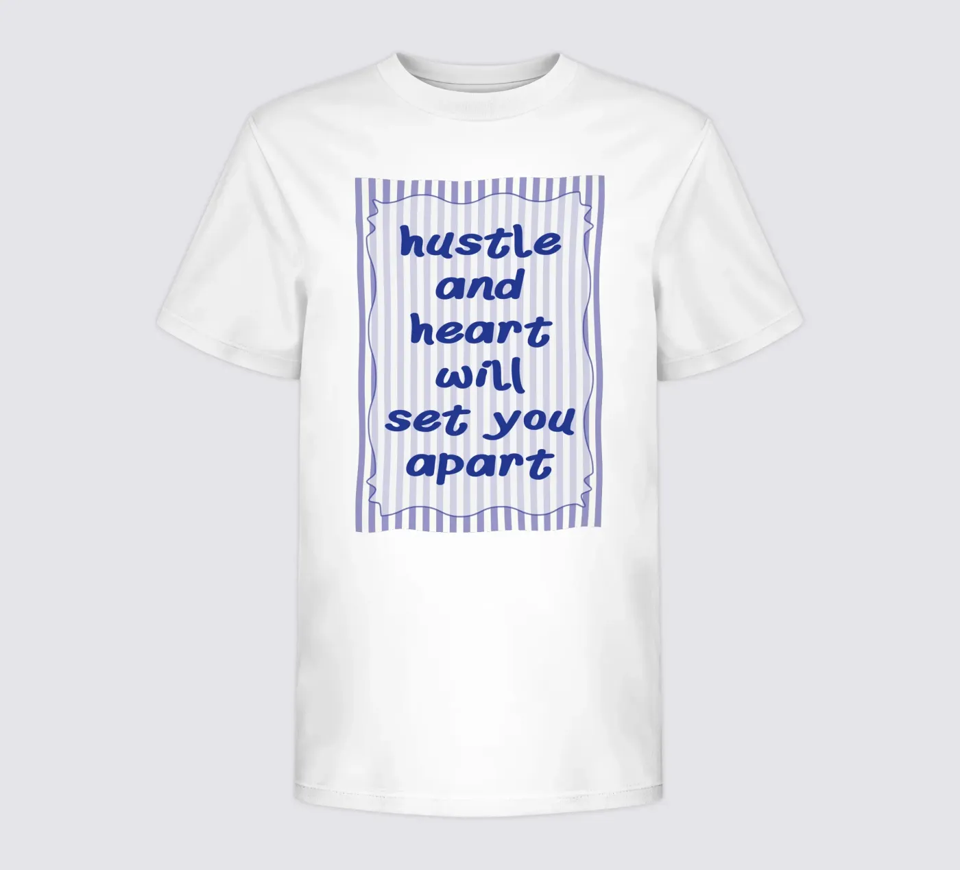 hustle and heart t-shirt bambini da kroocoot