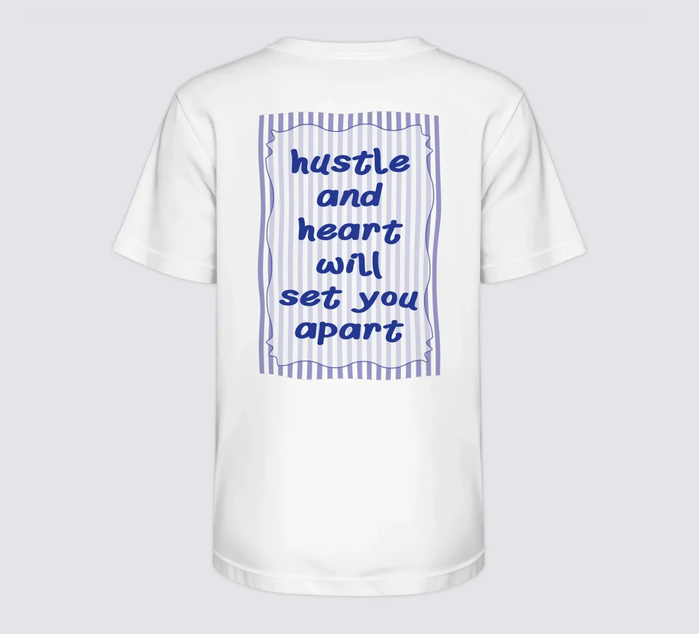 hustle and heart t-shirt bambini da kroocoot