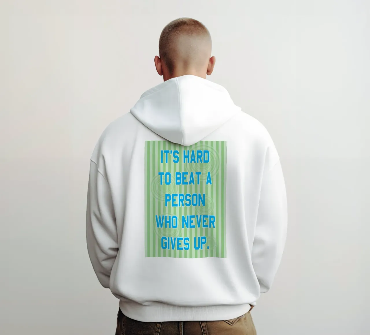 è difficile battere una persona felpa con cappuccio da kroocoot