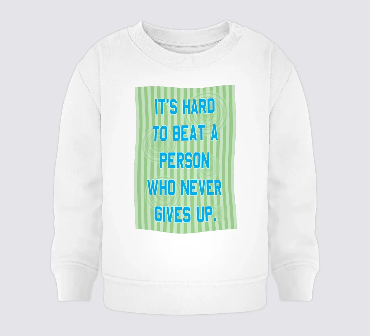 è difficile battere una persona felpa neonato da kroocoot