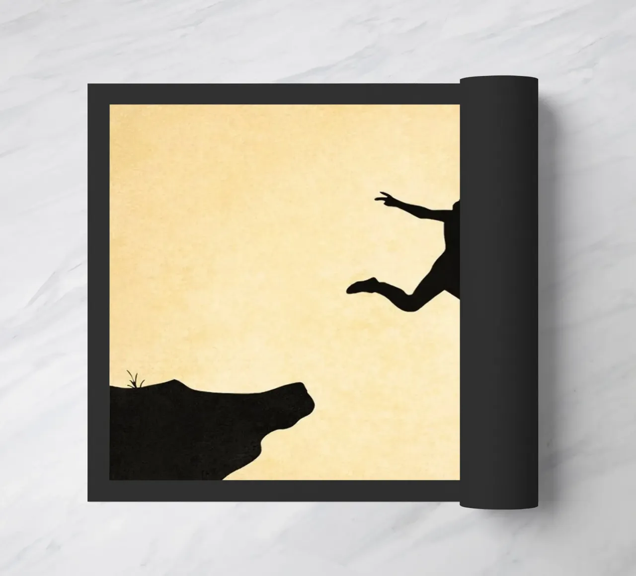 never try never know doormat by kroocoot