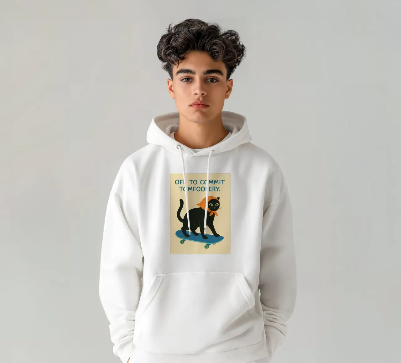 off to commit tomfoolery hoodie by kroocoot