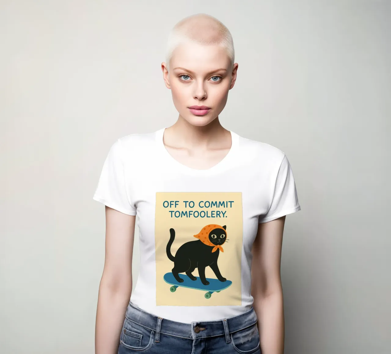 per commettere una sciocchezza t-shirt da donna da kroocoot