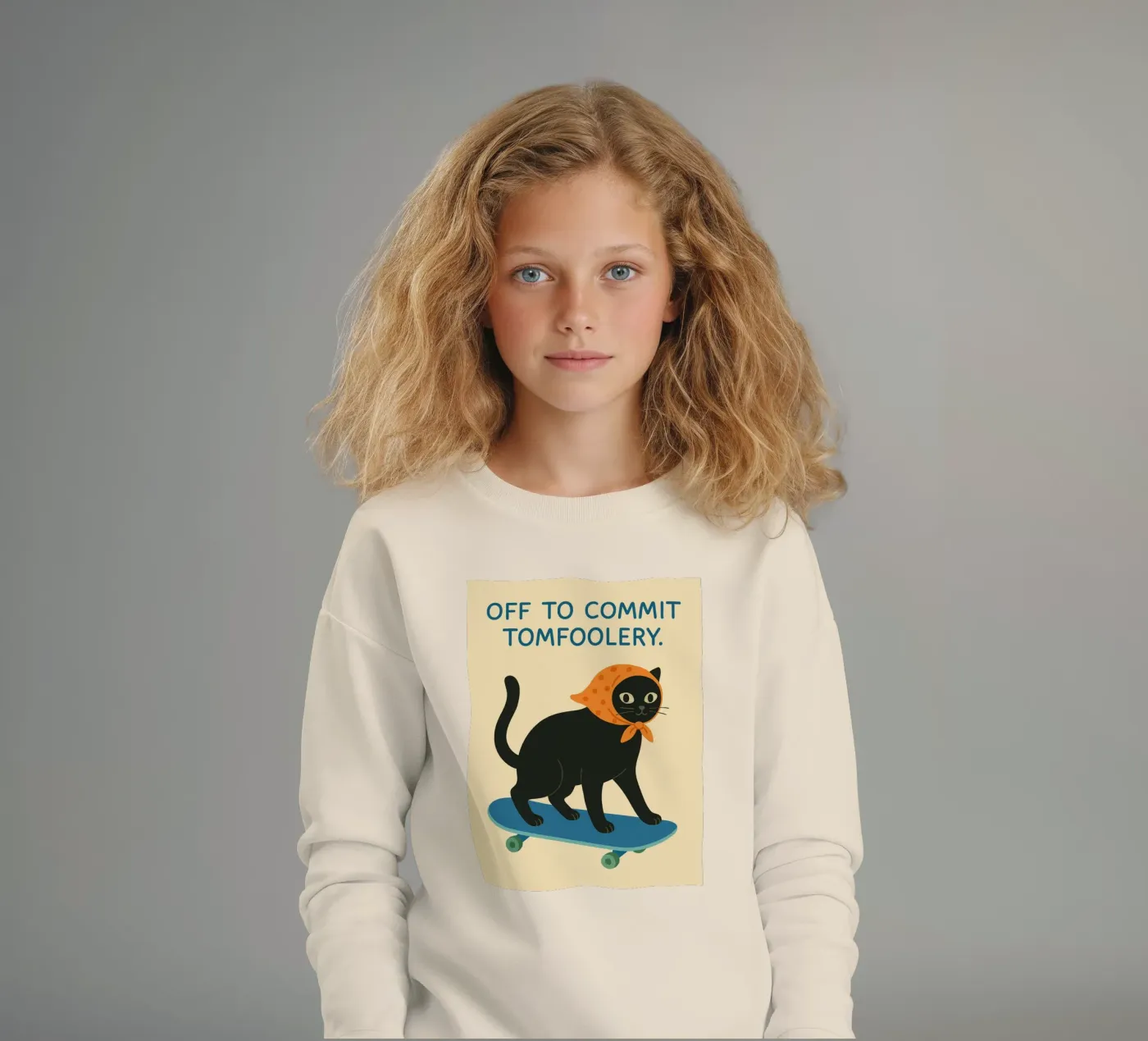 per commettere una sciocchezza felpa bambino da kroocoot
