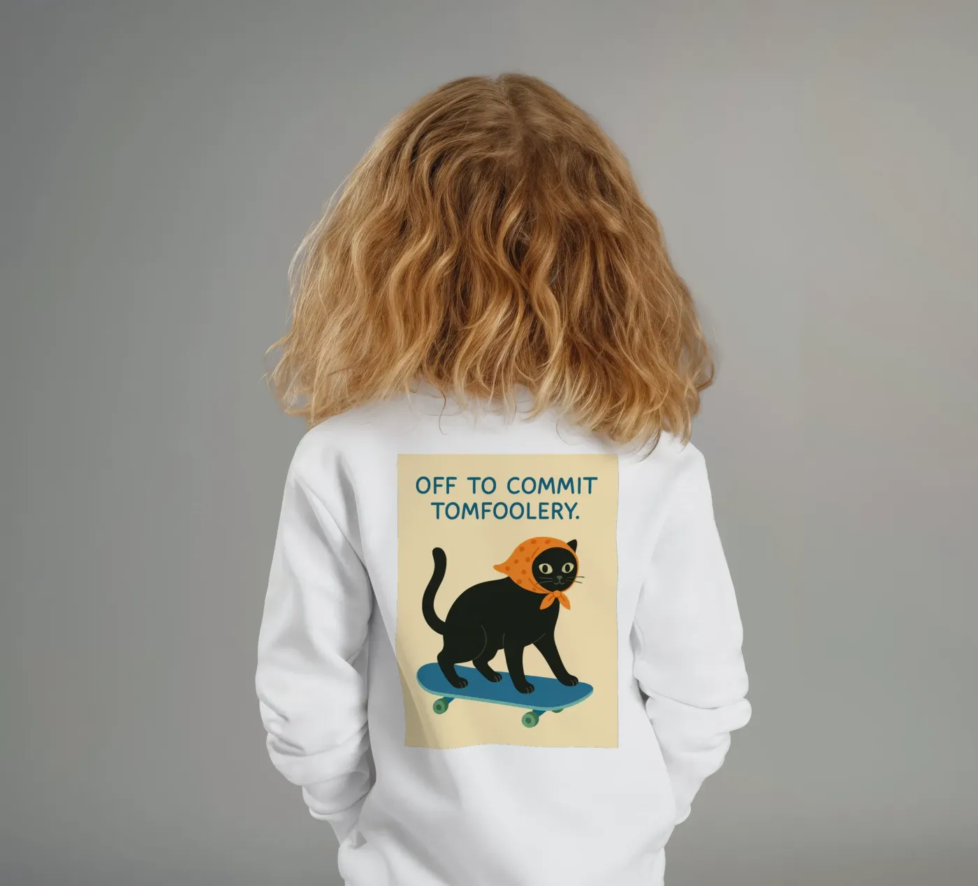 per commettere una sciocchezza felpa bambino da kroocoot