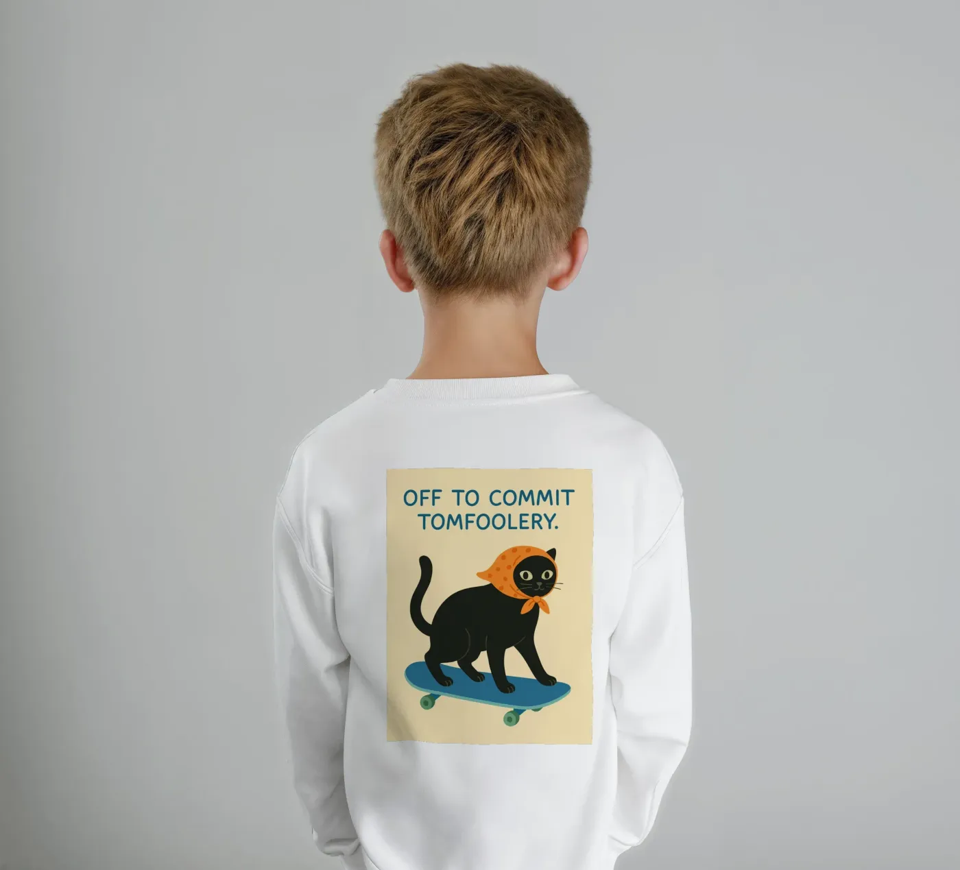 per commettere una sciocchezza felpa bambino da kroocoot