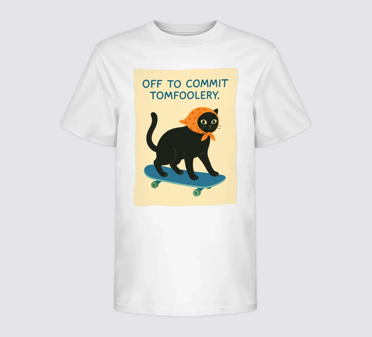 off to commit tomfoolery Kinder T-Shirt von kroocoot