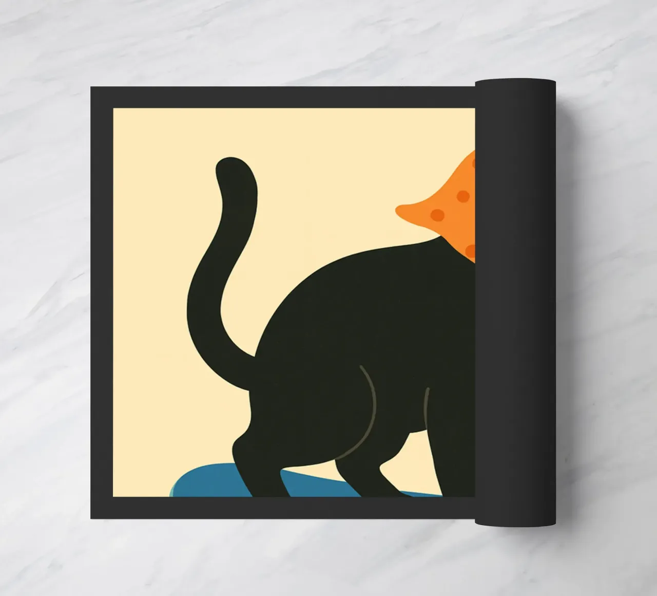 off to commit tomfoolery doormat by kroocoot