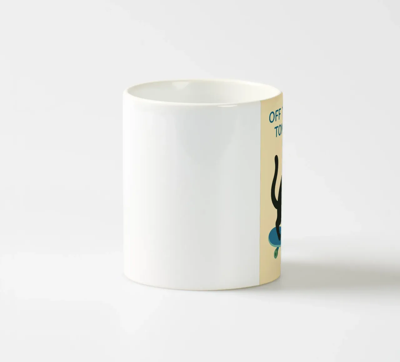 off to commit tomfoolery ceramic mug by kroocoot