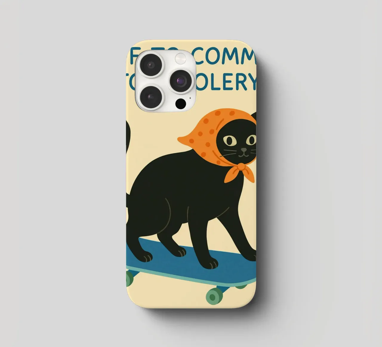 off to commit tomfoolery iphone case by kroocoot