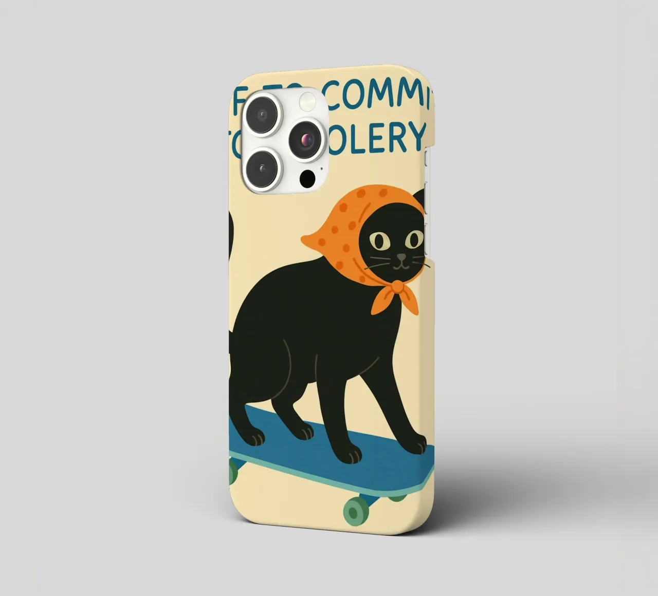 off to commit tomfoolery iphone case by kroocoot