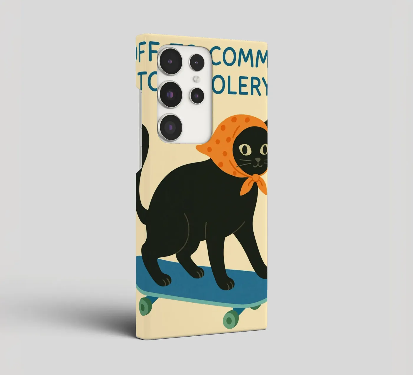off to commit tomfoolery samsung phone case by kroocoot