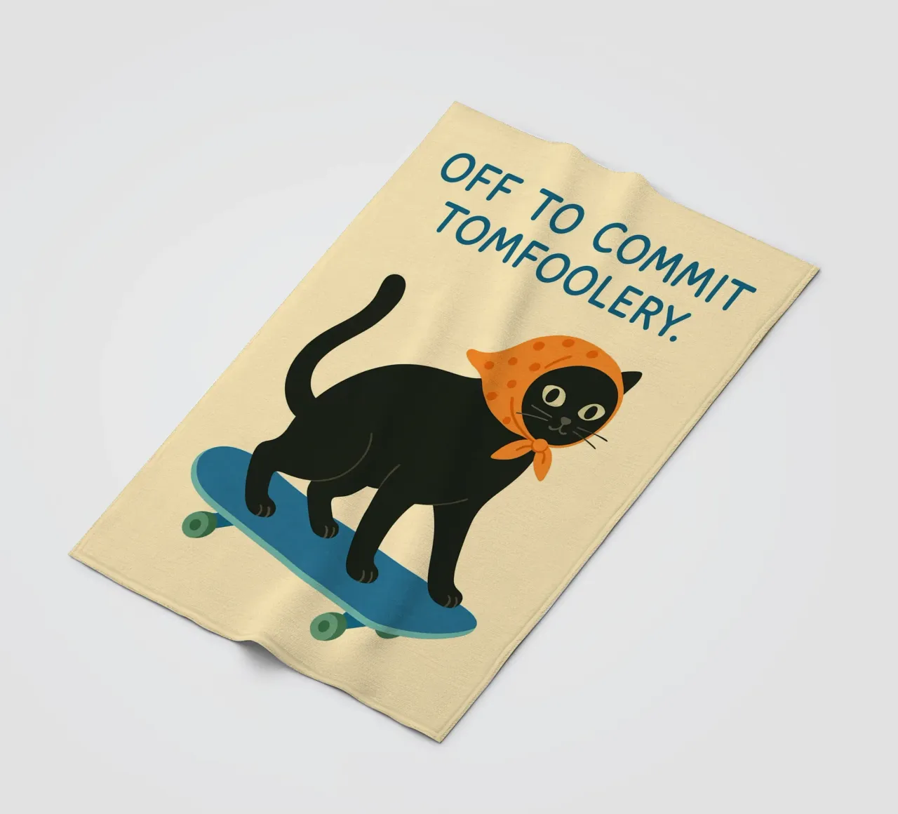 off to commit tomfoolery fleece blanket by kroocoot