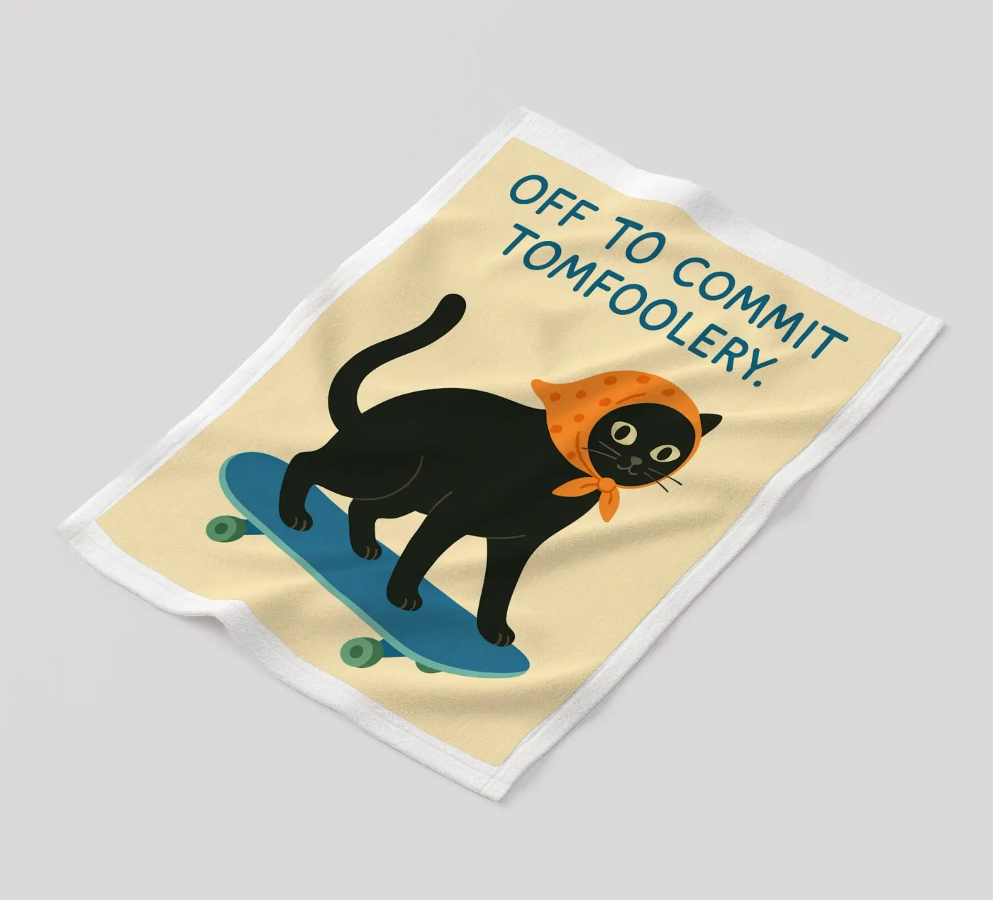 op weg om fratsen uit te halen fleecedeken van kroocoot