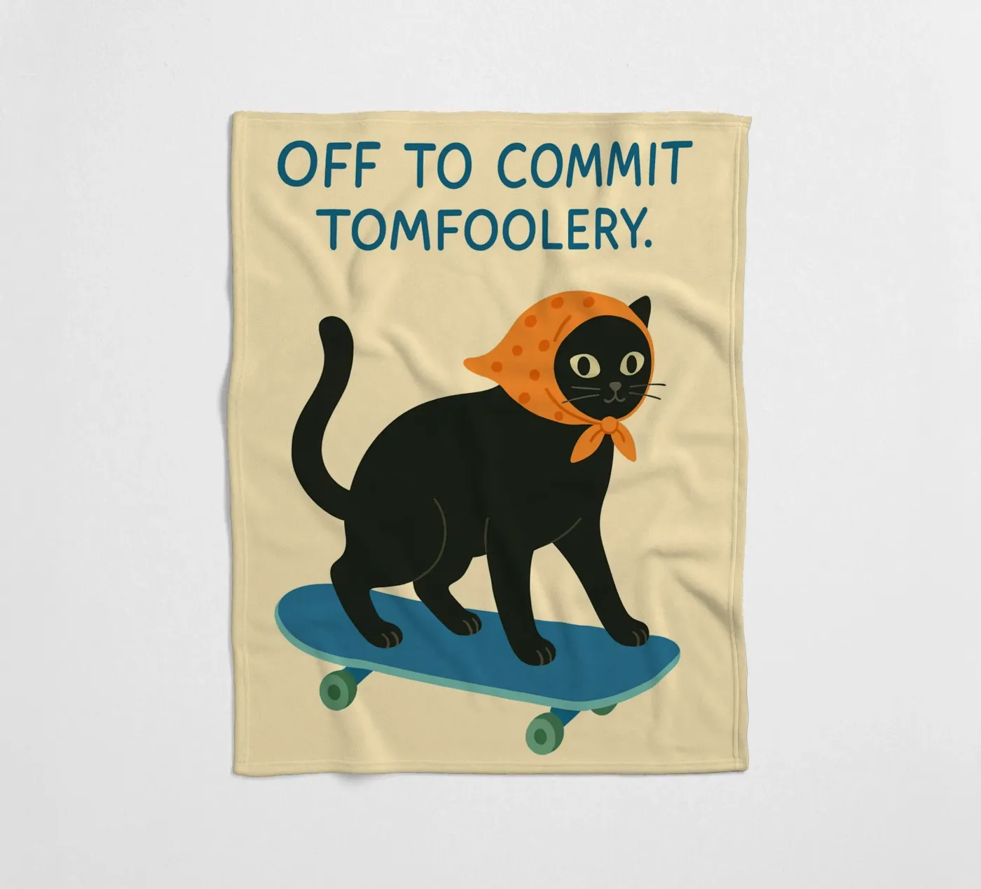 op weg om fratsen uit te halen fleecedeken van kroocoot