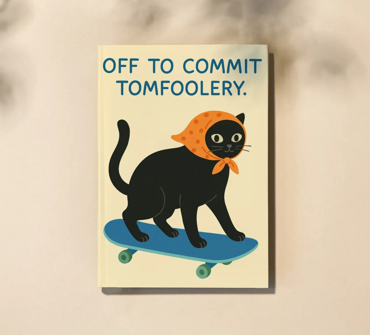 off to commit tomfoolery notebook by kroocoot