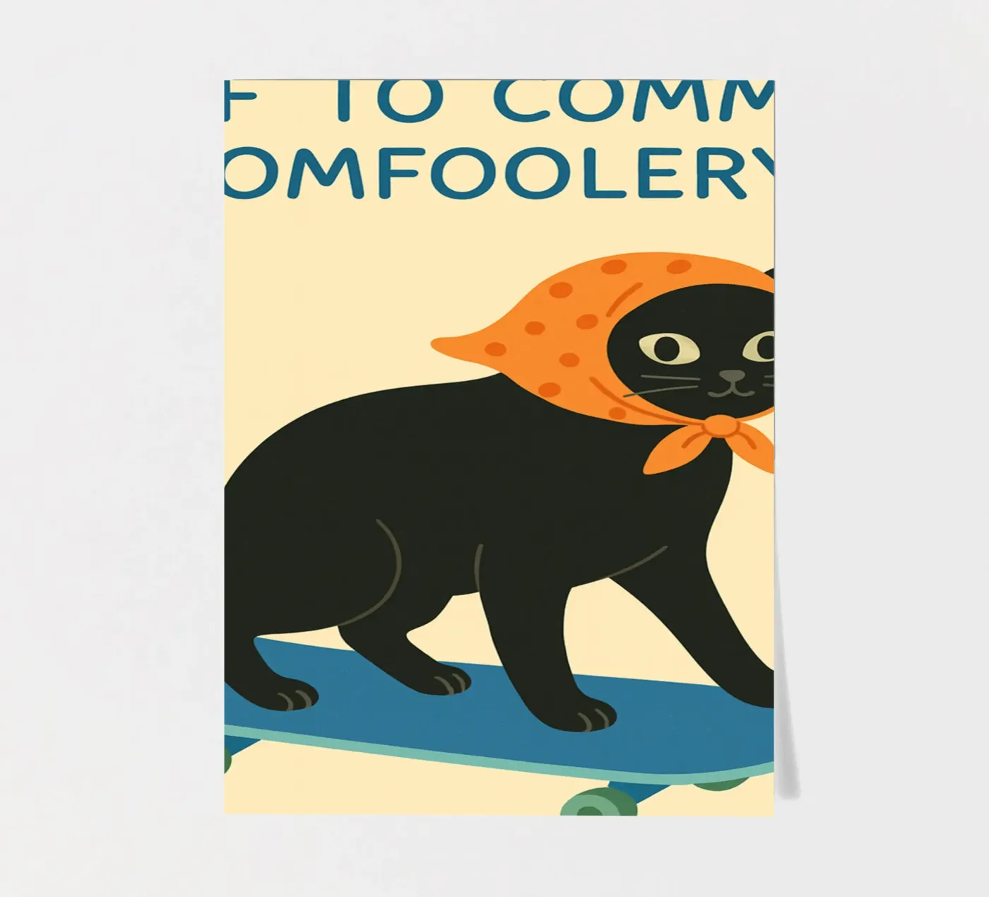 op weg om fratsen uit te halen stickervel van kroocoot