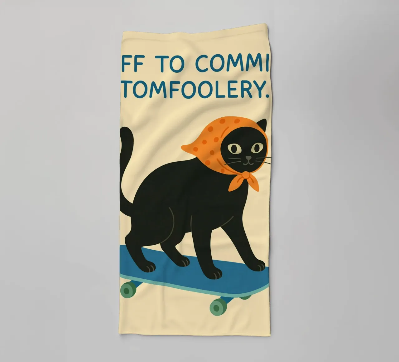 off to commit tomfoolery towel by kroocoot