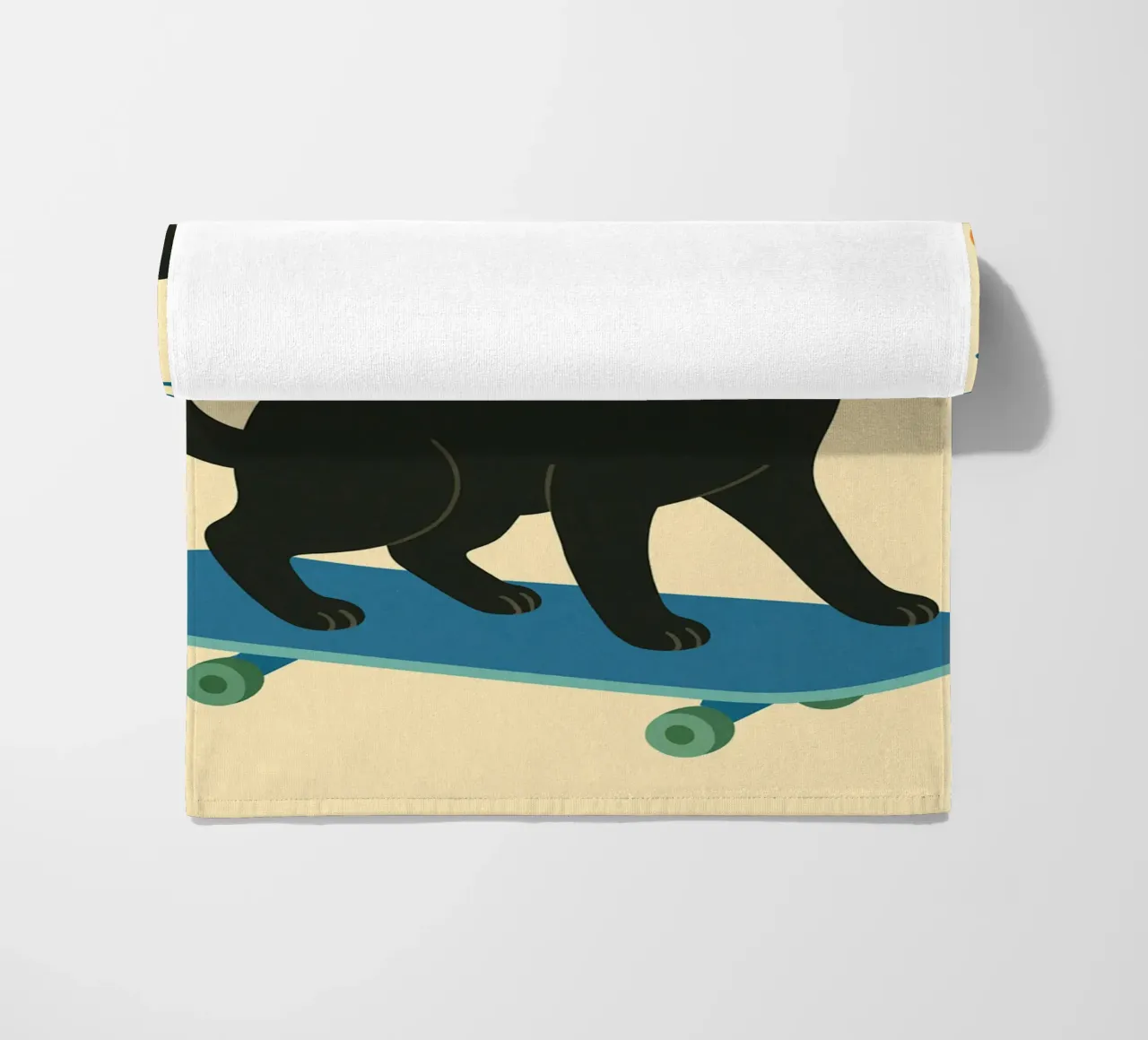 off to commit tomfoolery beach towel by kroocoot