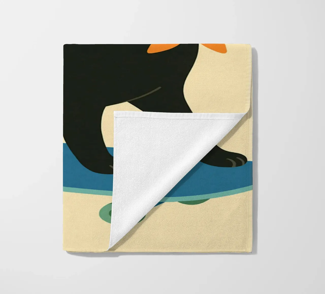 off to commit tomfoolery beach towel by kroocoot