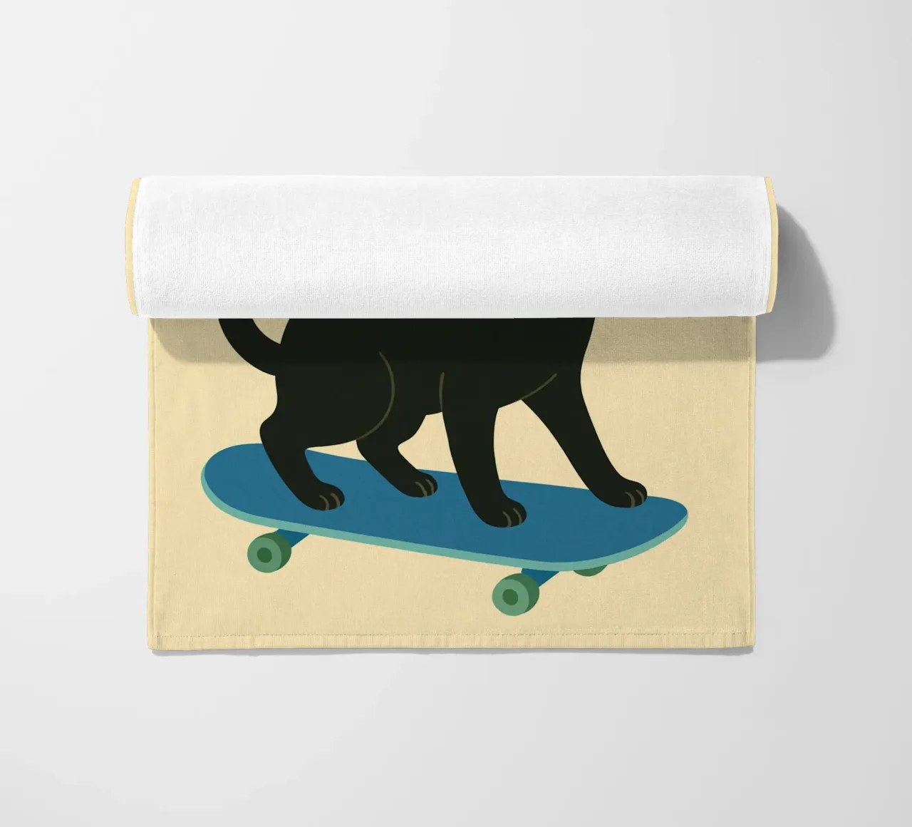 off to commit tomfoolery beach towel by kroocoot