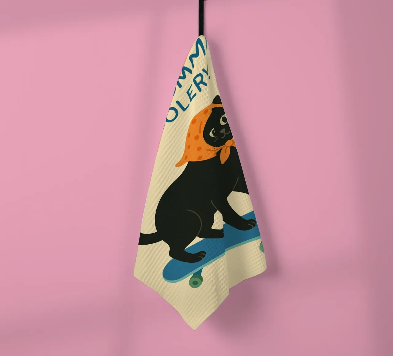 off to commit tomfoolery tea towel by kroocoot