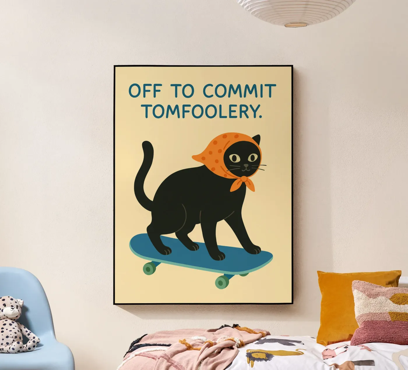 off to commit tomfoolery acrylic glass by kroocoot
