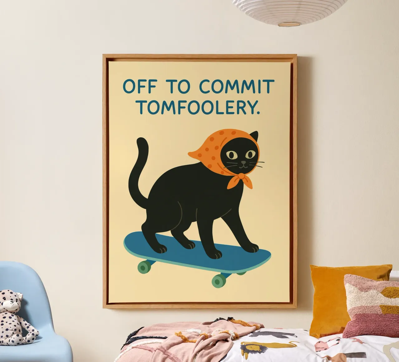 off to commit tomfoolery canvas by kroocoot