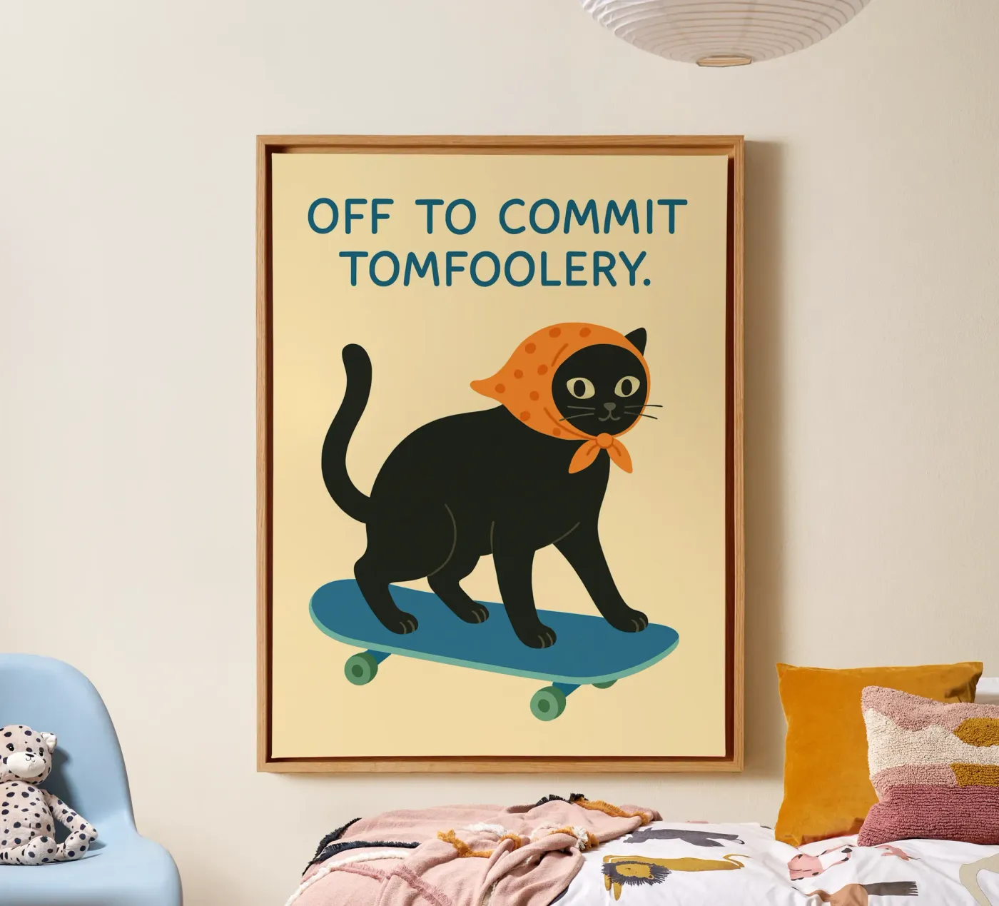 off to commit tomfoolery canvas by kroocoot