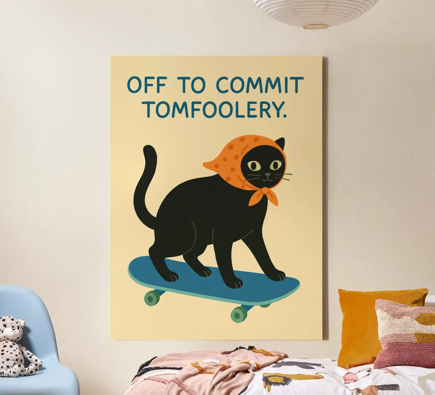 off to commit tomfoolery canvas by kroocoot