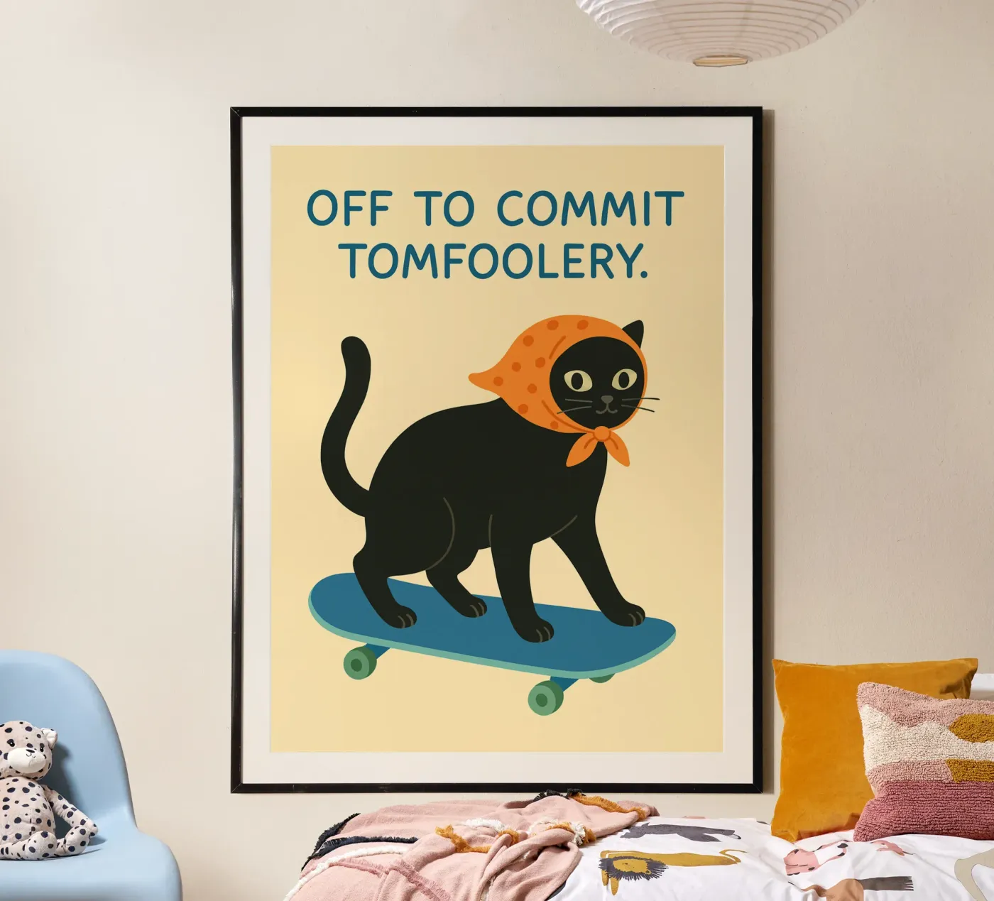off to commit tomfoolery poster de kroocoot