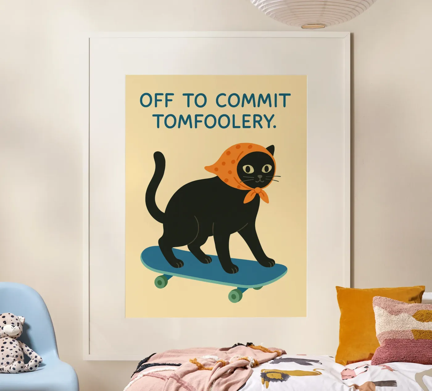 off to commit tomfoolery poster de kroocoot