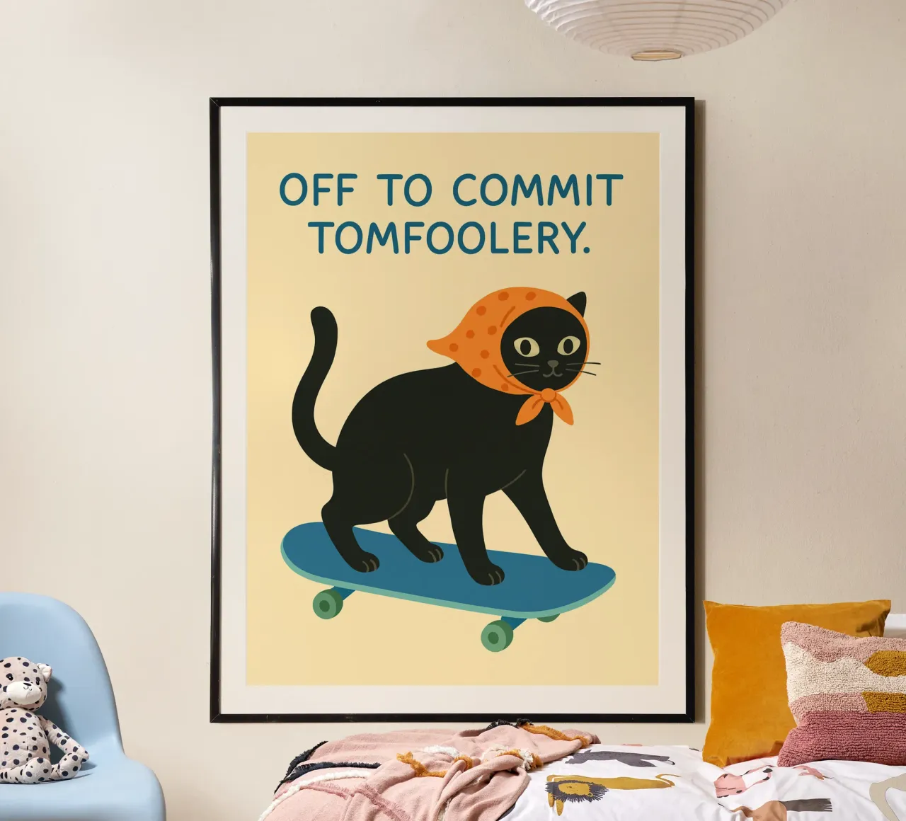 off to commit tomfoolery poster by kroocoot