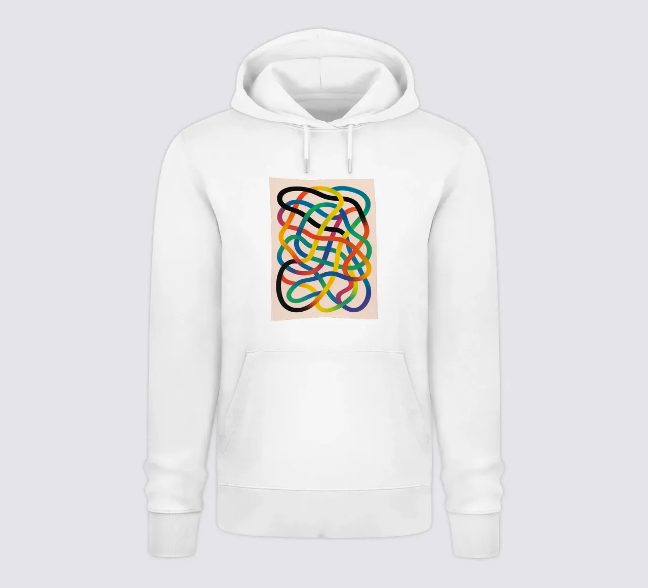 linea aggrovigliata felpa con cappuccio da kroocoot