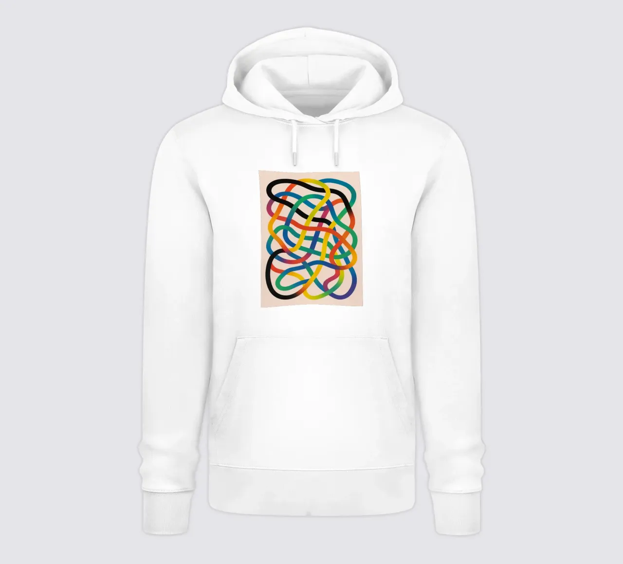 linea aggrovigliata felpa con cappuccio da kroocoot