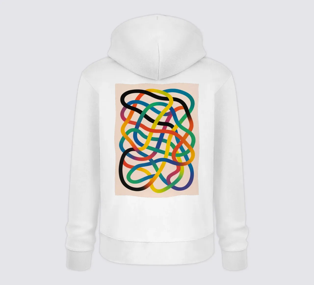 linea aggrovigliata felpa con cappuccio da kroocoot