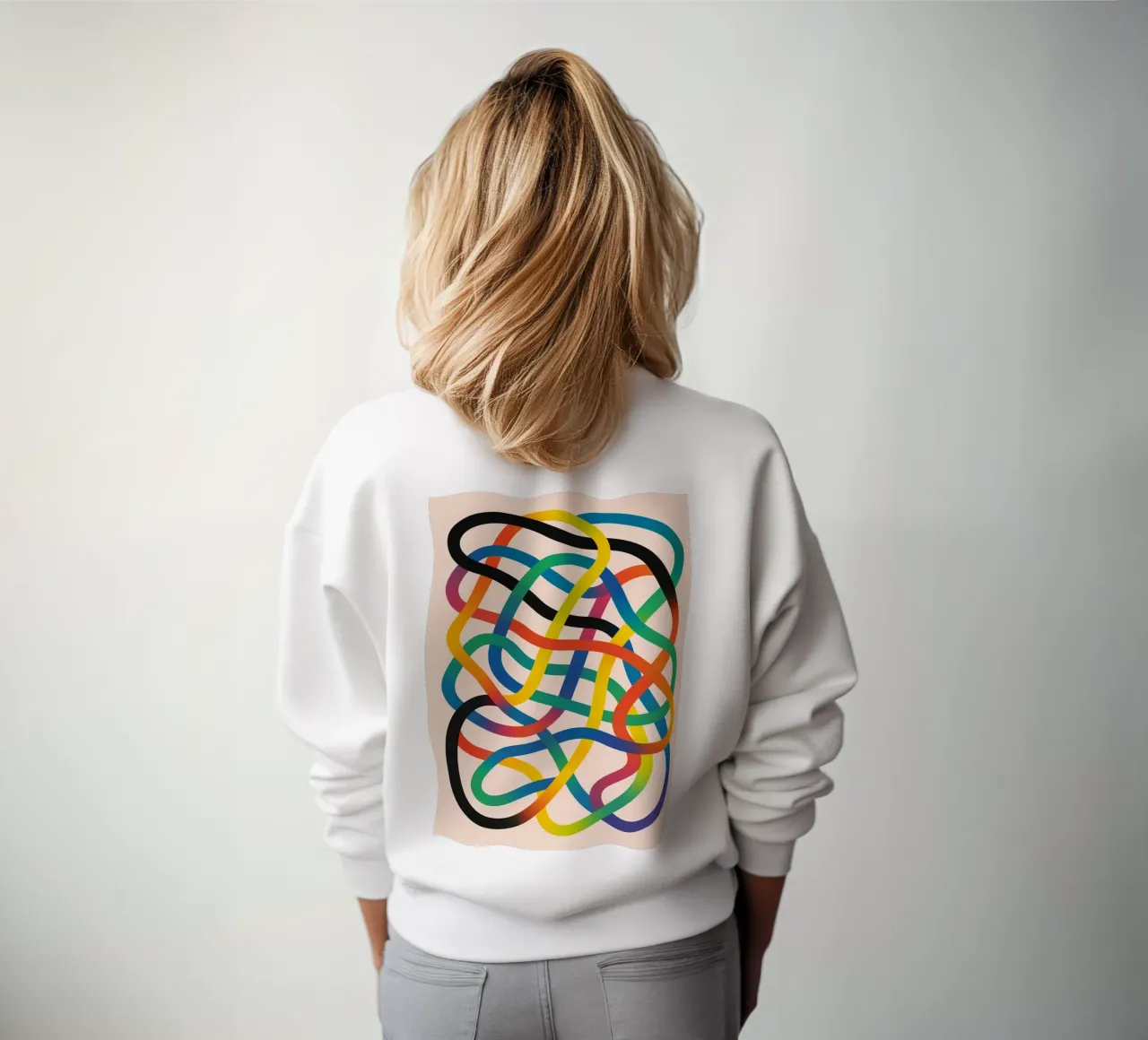 warrige lijn sweatshirt van kroocoot