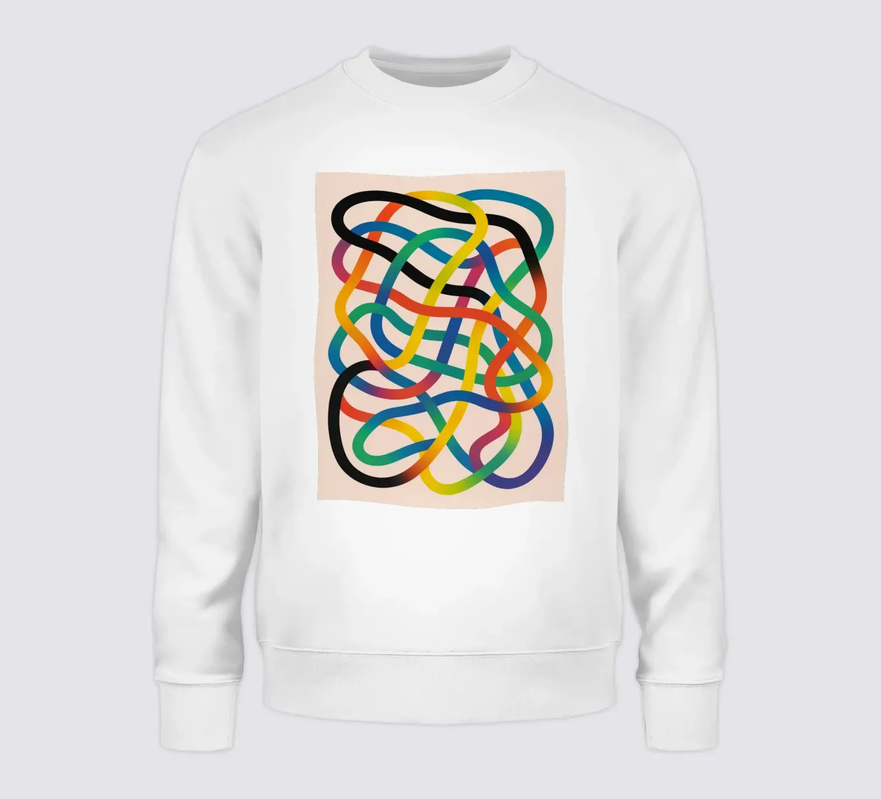 warrige lijn sweatshirt van kroocoot